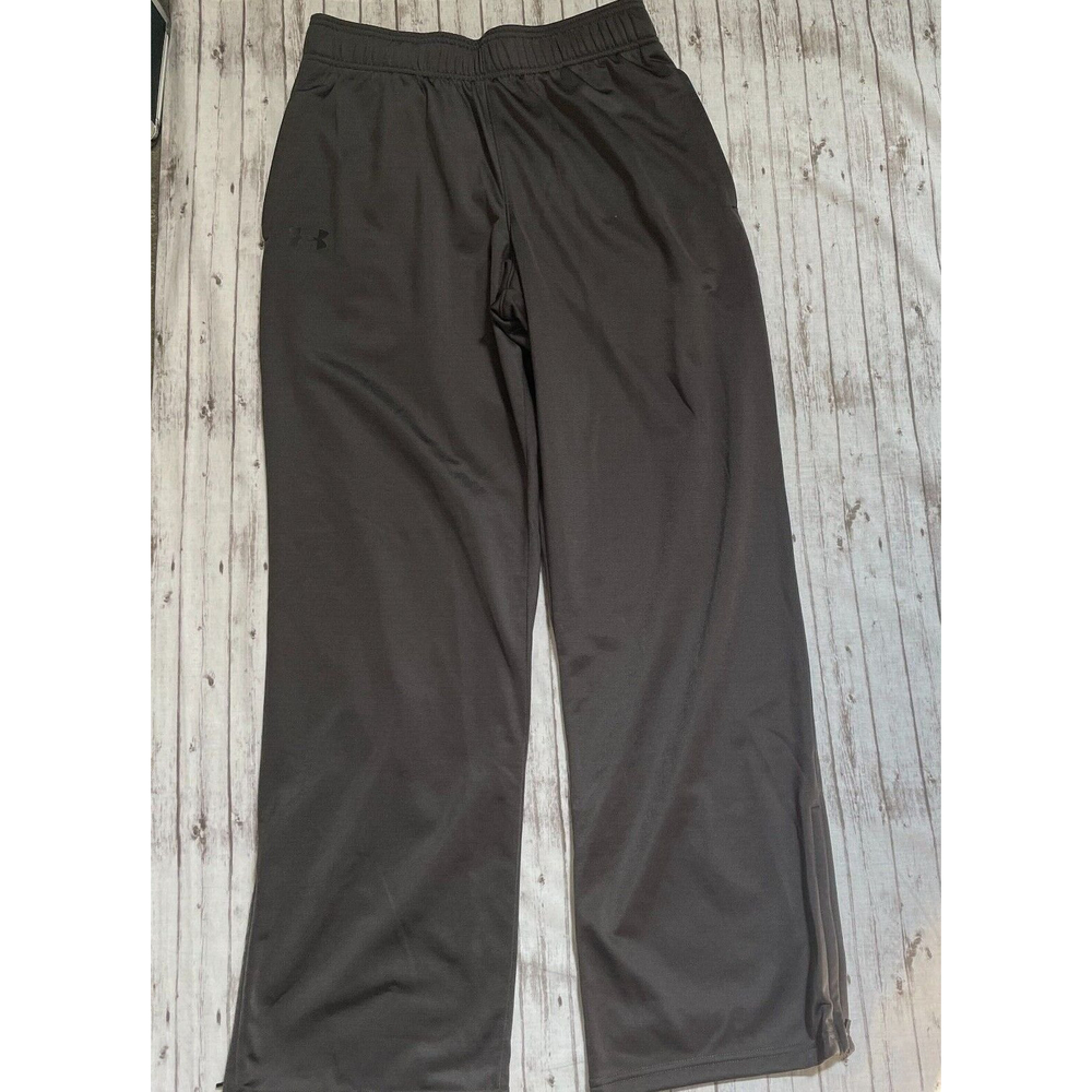 Under Armour Men's Medium UA Gray Loose Fit  Pockets Athletic Pants Ankle Zipper
